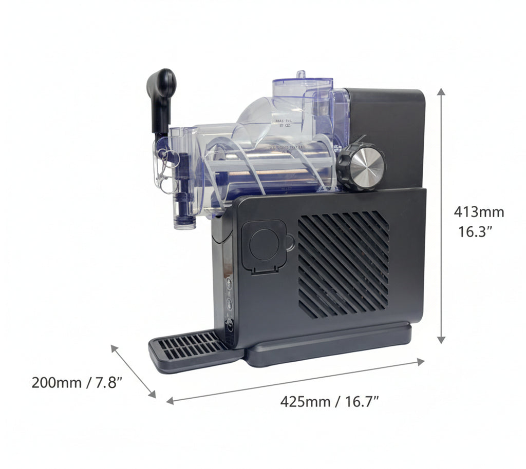 Frozen Drink & Slushie Machine, Soft Serve Ice Cream Maker - 5 Presets for Ice Cream, Slush, Spiked Slush, Frozen Juice, Milkshakes, Self-Cleaning - Perfect for Home Use